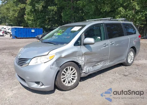 2012 Toyota Sienna Xle V6 8 Passenger из США, поврежденный, VIN 5TDYK3DC0CS254165